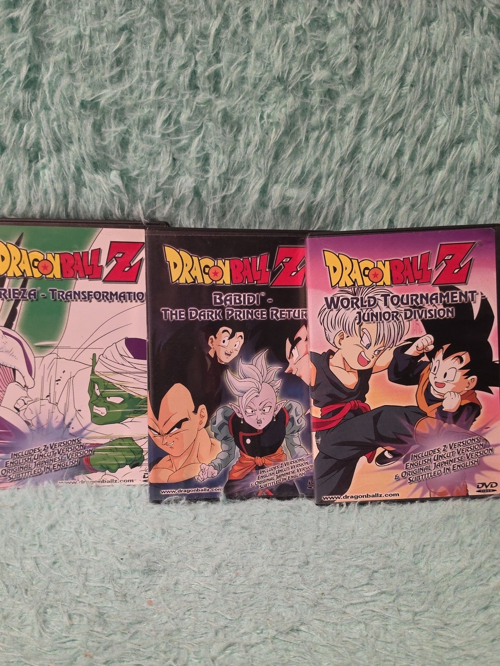3 Vintage Funimation Dragon Ball Z Dvd Bundle